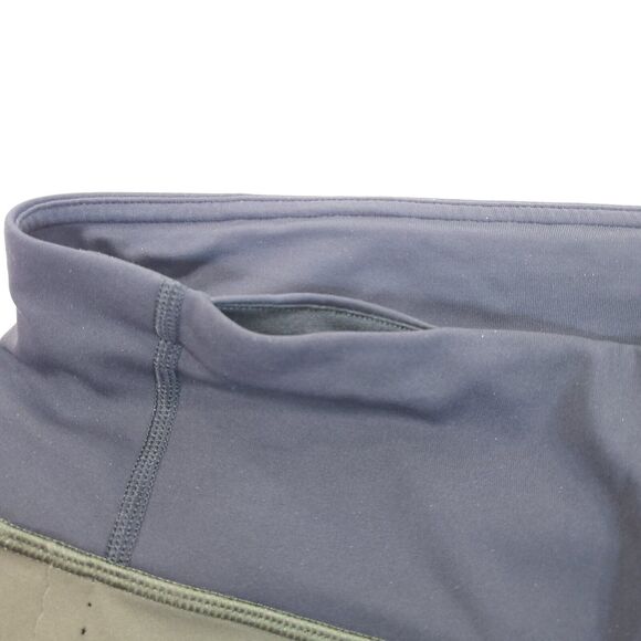 Lululemon Pull On Athletic Yoga Running Leggings Womens Size 4 Green Black - Picture 8 of 9